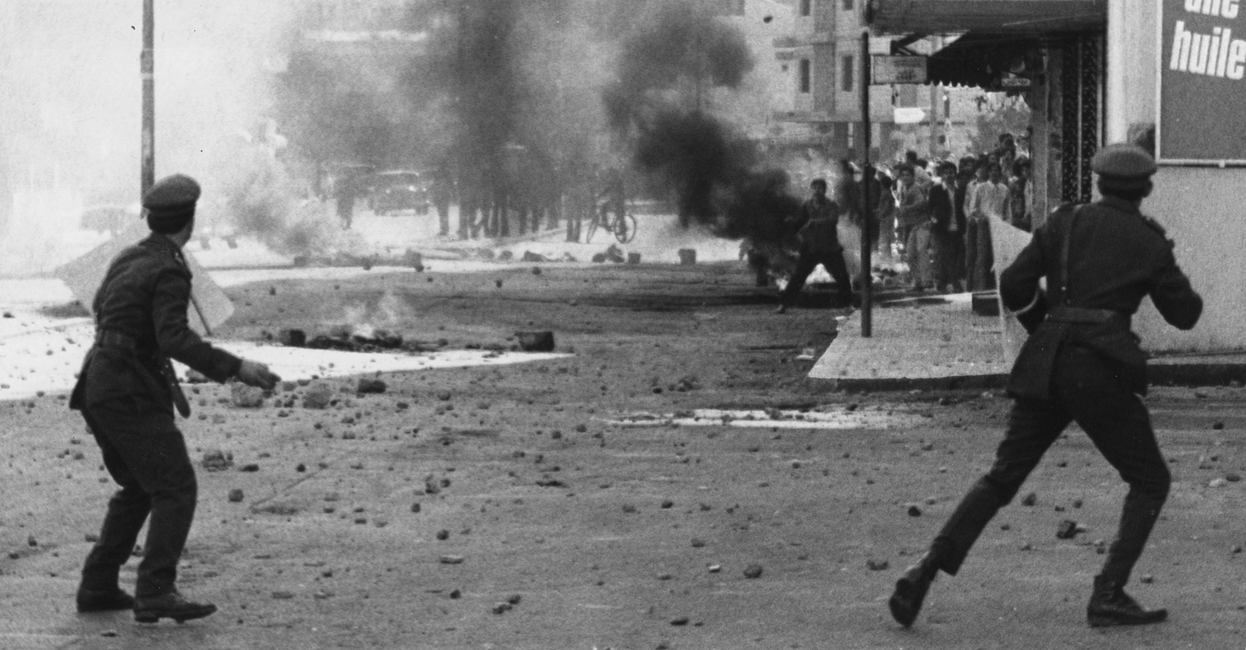 Tear gas and smoke bombs in Beirut's southern suburbs when police were called in to disperse Saturday's protests